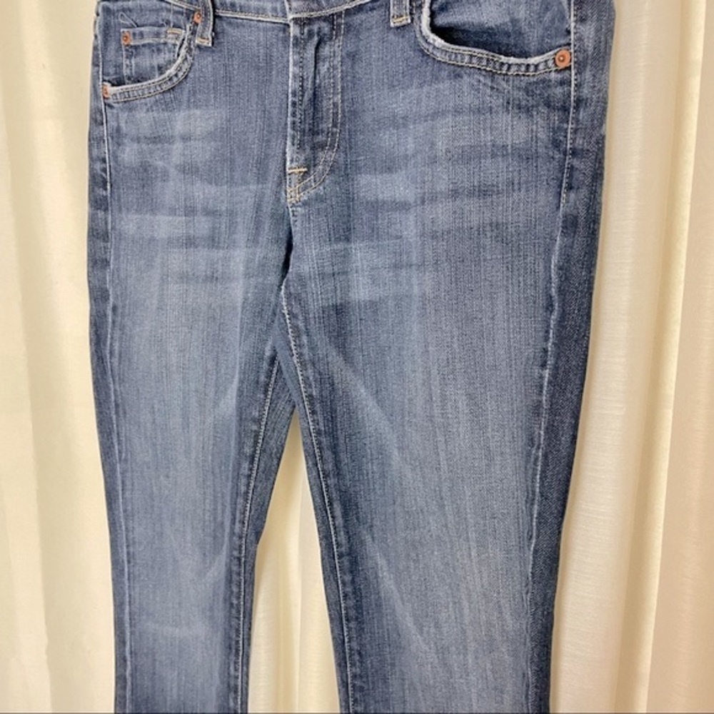 7 for All Mankind distressed bootcut jeans - Picture 8 of 16
